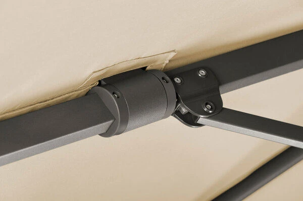 Schneider® SCHNEIDER Rhodos Twist Ampelschirm, Natur, 300x300 Cm, Quadratisch 9 Schneider® SCHNEIDER Rhodos Twist Ampelschirm, Natur, 300x300 Cm, Quadratisch – Bild 9