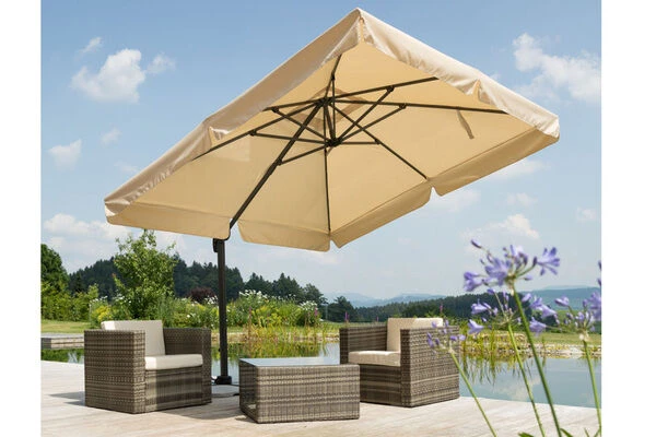 Schneider® SCHNEIDER Rhodos Ampelschirm, Natur, Quadratisch, 300 X 300 Cm 8 Schneider® SCHNEIDER Rhodos Ampelschirm, Natur, Quadratisch, 300 X 300 Cm – Bild 8