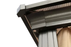 OUTFLEXX Profi Hardtop Pavillon, Grau, Aluminium, 3 X 3,6m Mit Seitenteilen Und Insektennetz -Deko Garten Verkauf 9 13586.jpg