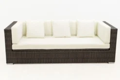 OUTFLEXX 3-Sitzer Sofa, Braun Marmoriert, Polyrattan, 210 X 85 X 70 Cm, Wasserfeste Kissenbox 19 OUTFLEXX 3-Sitzer Sofa, Braun Marmoriert, Polyrattan, 210 X 85 X 70 Cm, Wasserfeste Kissenbox -Deko Garten Verkauf 9 15734 1 BOX.jpg