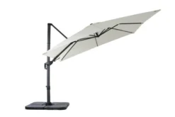 OUTFLEXX Ampelschirm, Creme, Pulverbesch. Aluminium, 300x300 Cm, Inkl. Plattenständer, Twist-Funktion 23 OUTFLEXX Ampelschirm, Creme, Pulverbesch. Aluminium, 300x300 Cm, Inkl. Plattenständer, Twist-Funktion -Deko Garten Verkauf 9 16108.jpg