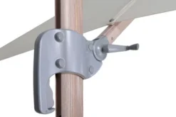 OUTFLEXX Ampelschirm, Creme, Aluminium In Holzoptik, 400x300cm, Inkl. Plattenständer -Deko Garten Verkauf 9 18511.jpg