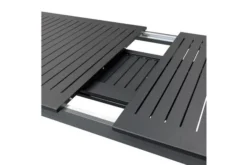 DOPPLER Expert Esstischgarnitur, Anthrazit/schwarz, Alu/Textilene, 8 Stapelsessel, 220-280x100cm -Deko Garten Verkauf 9 18967.jpg