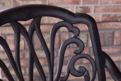 HARTMAN Amalfi Bistro-Set, Bronze, Alu-Guss, Ø62cm, 2 Sessel Inkl. Wendekissen -Deko Garten Verkauf 9 18972.jpg