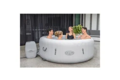 BESTWAY Lay-Z-Spa Paris AirJet Whirlpool, Weiß, Vinyl/Kunstleder, Ø196x66cm -Deko Garten Verkauf 9 19182.jpg