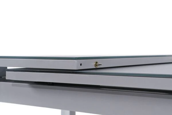 KETTLER Granada Esstischgarnitur, Silber, Alu/Textilene, Tisch 180/240x100cm, 6 Stapelsessel 9 KETTLER Granada Esstischgarnitur, Silber, Alu/Textilene, Tisch 180/240x100cm, 6 Stapelsessel – Bild 9